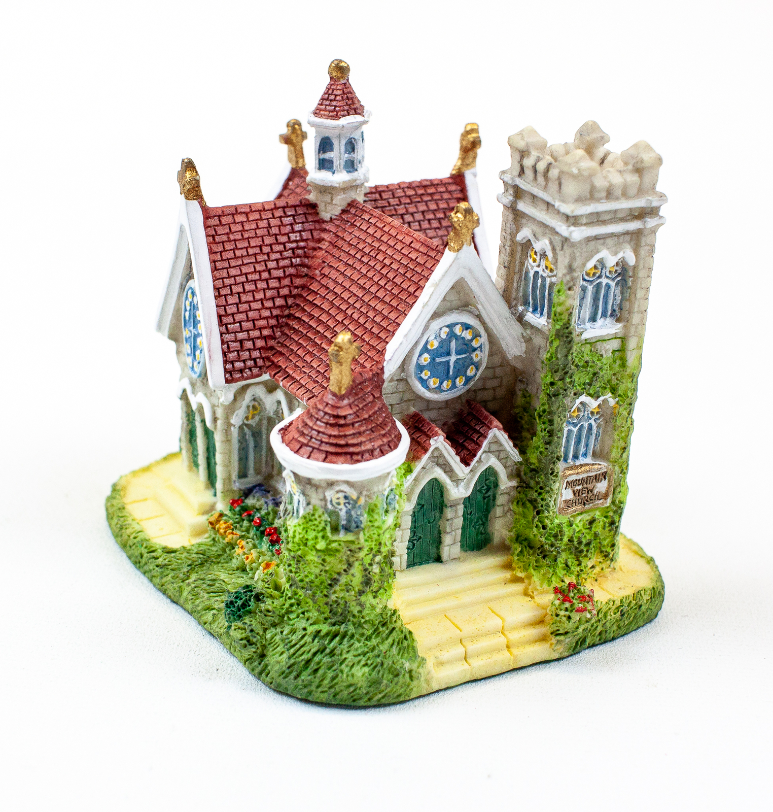 Liberty Falls Miniature Home of Seamstress Penney & Mountainview Church All in 1
