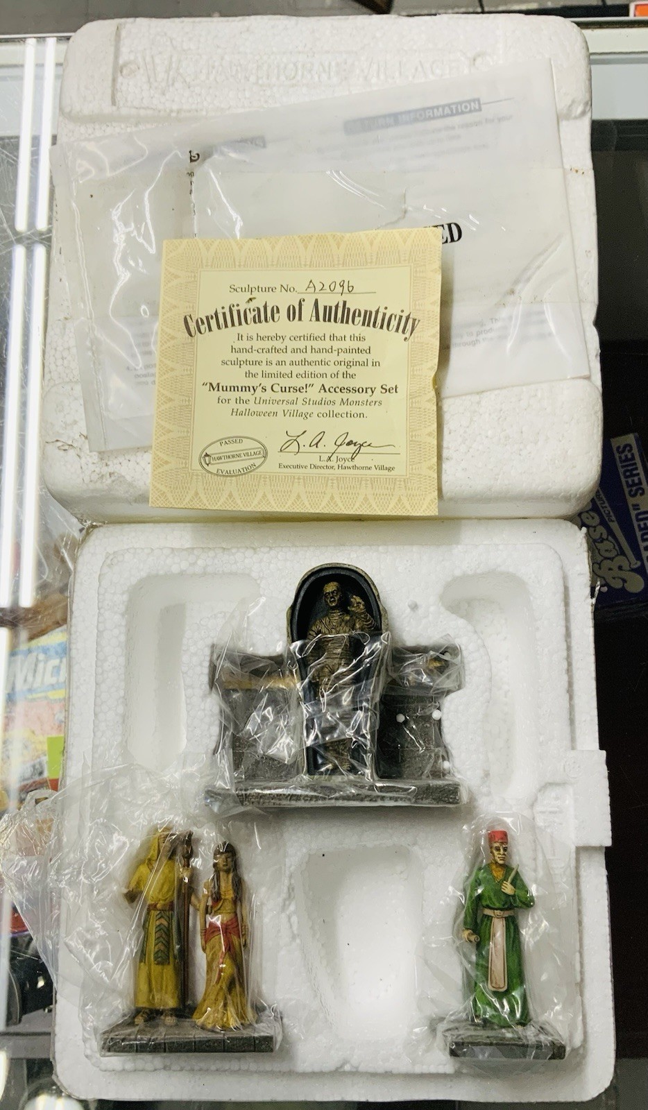 HAWTHORNE VILLAGE MUMMYS CURSE ACCESSORY SET #3 UNIVERSAL MONSTERS VILLAGE