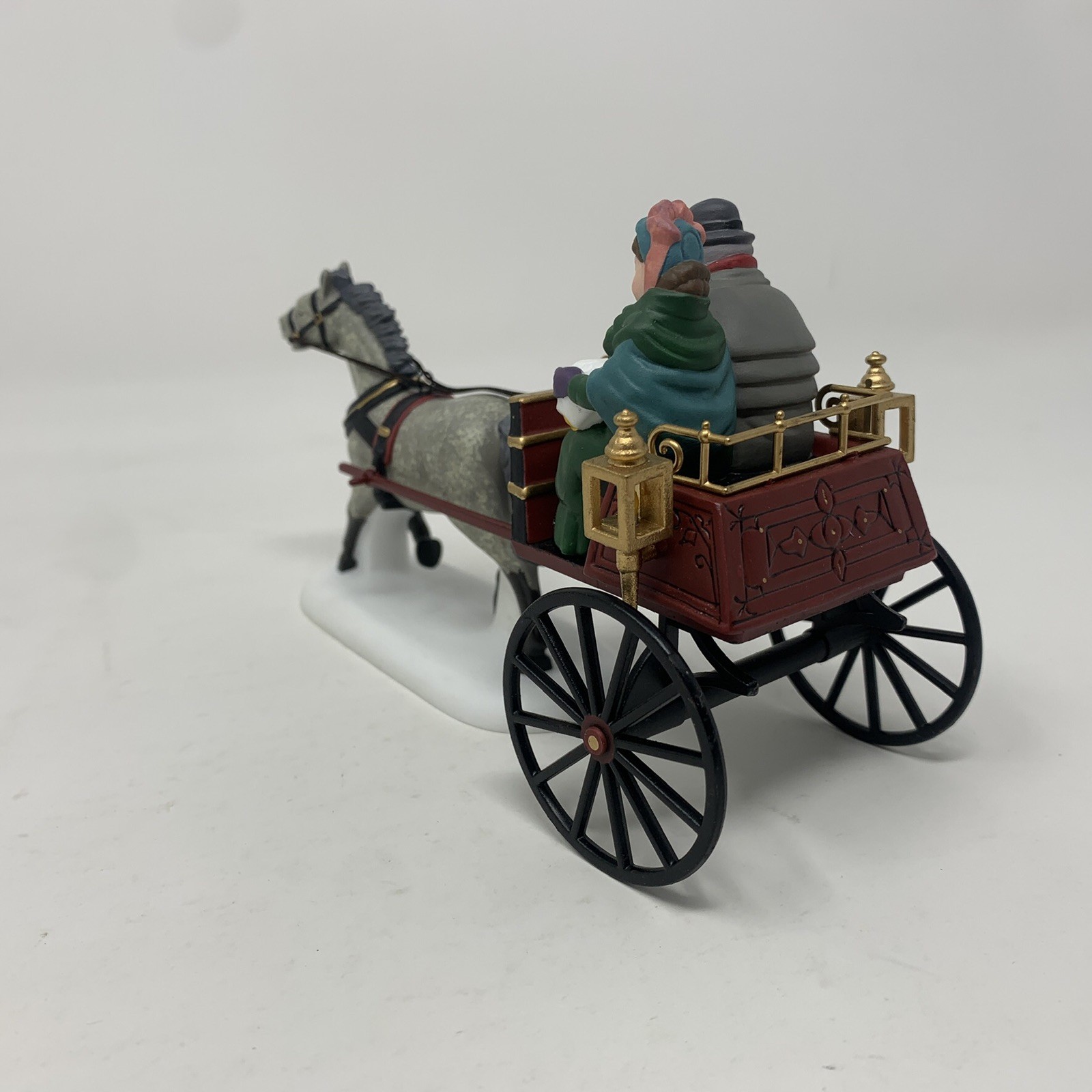 Dept 56 Heritage Village Collection RED CHRISTMAS SULKY 58401 NIB