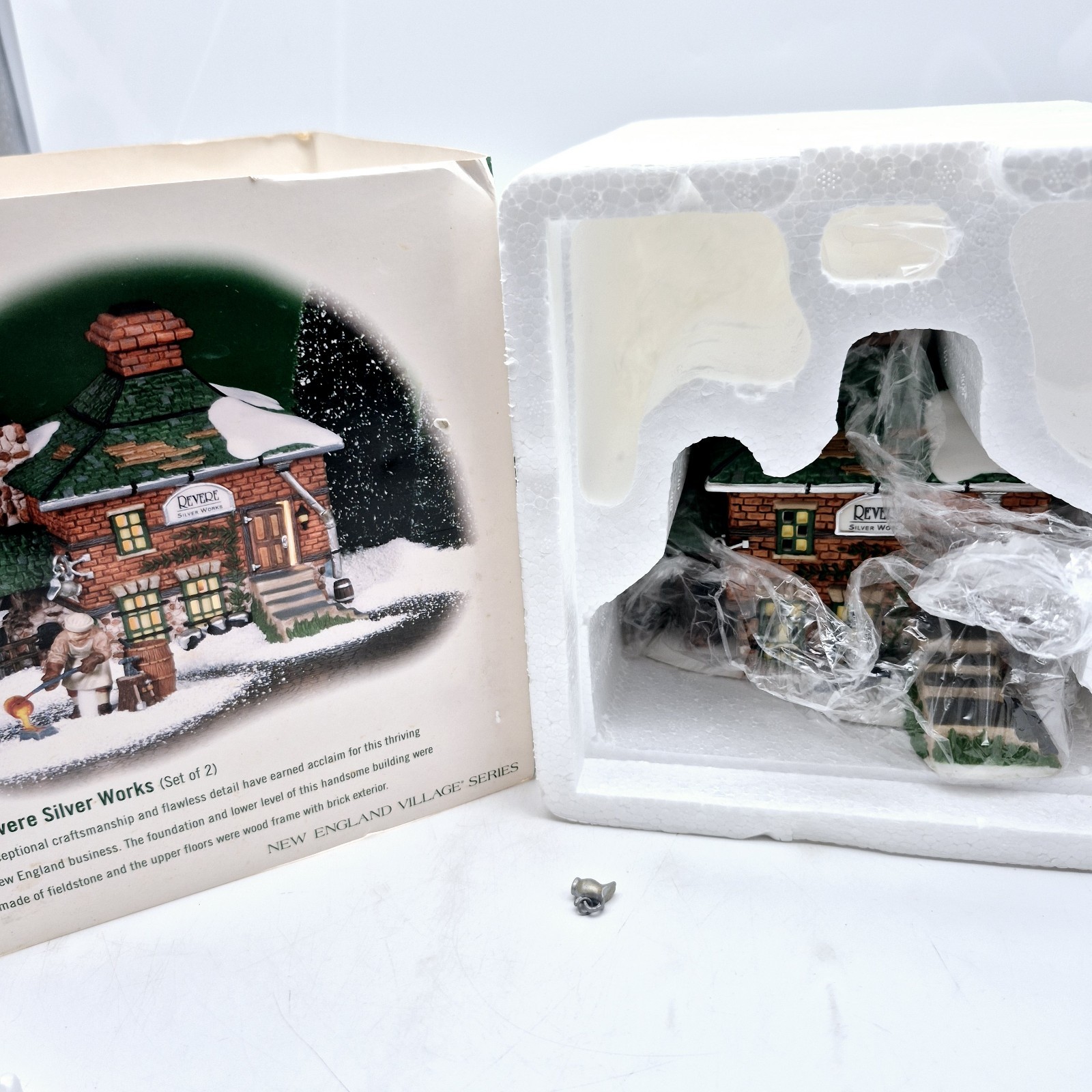 Dept 56 Revere Silver Works Christmas Village Figure in Box
