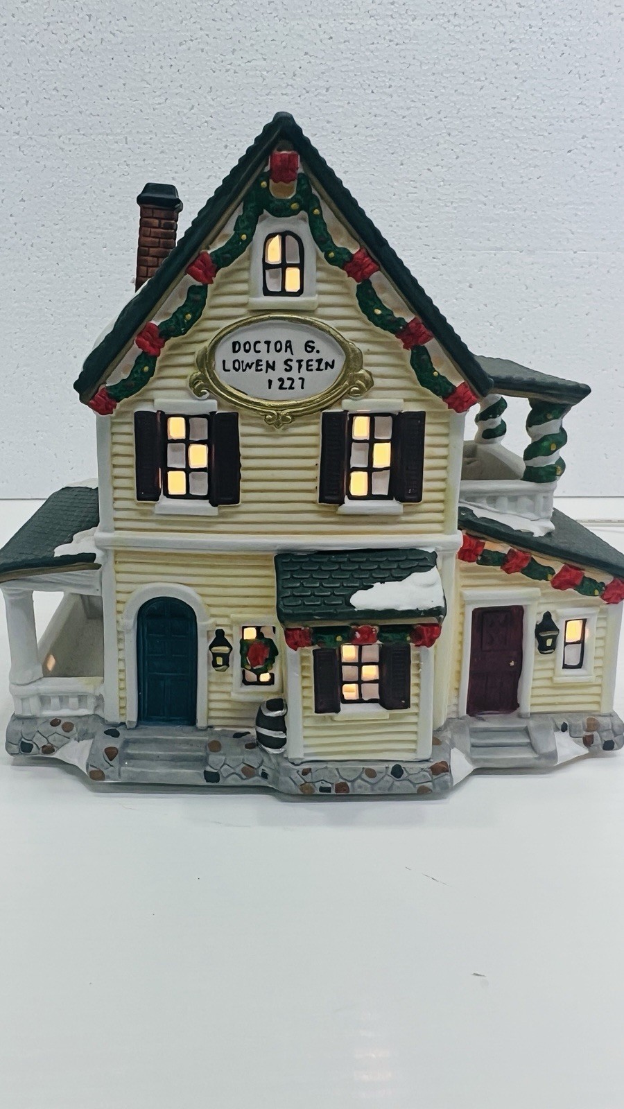 Copperfield Keepsake “Doctor G. Lowenstein ” Porcelain Lighted House Excellent !