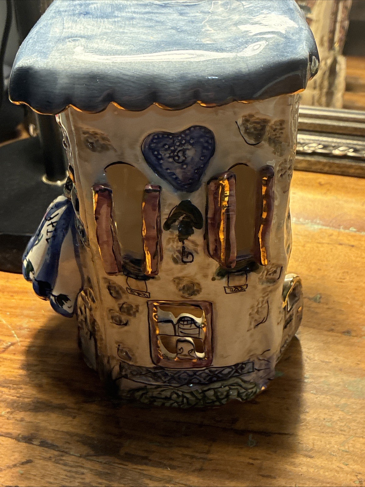 Blue Sky Clayworks Heather Goldminc Cherry Pie Bakery Tealight House