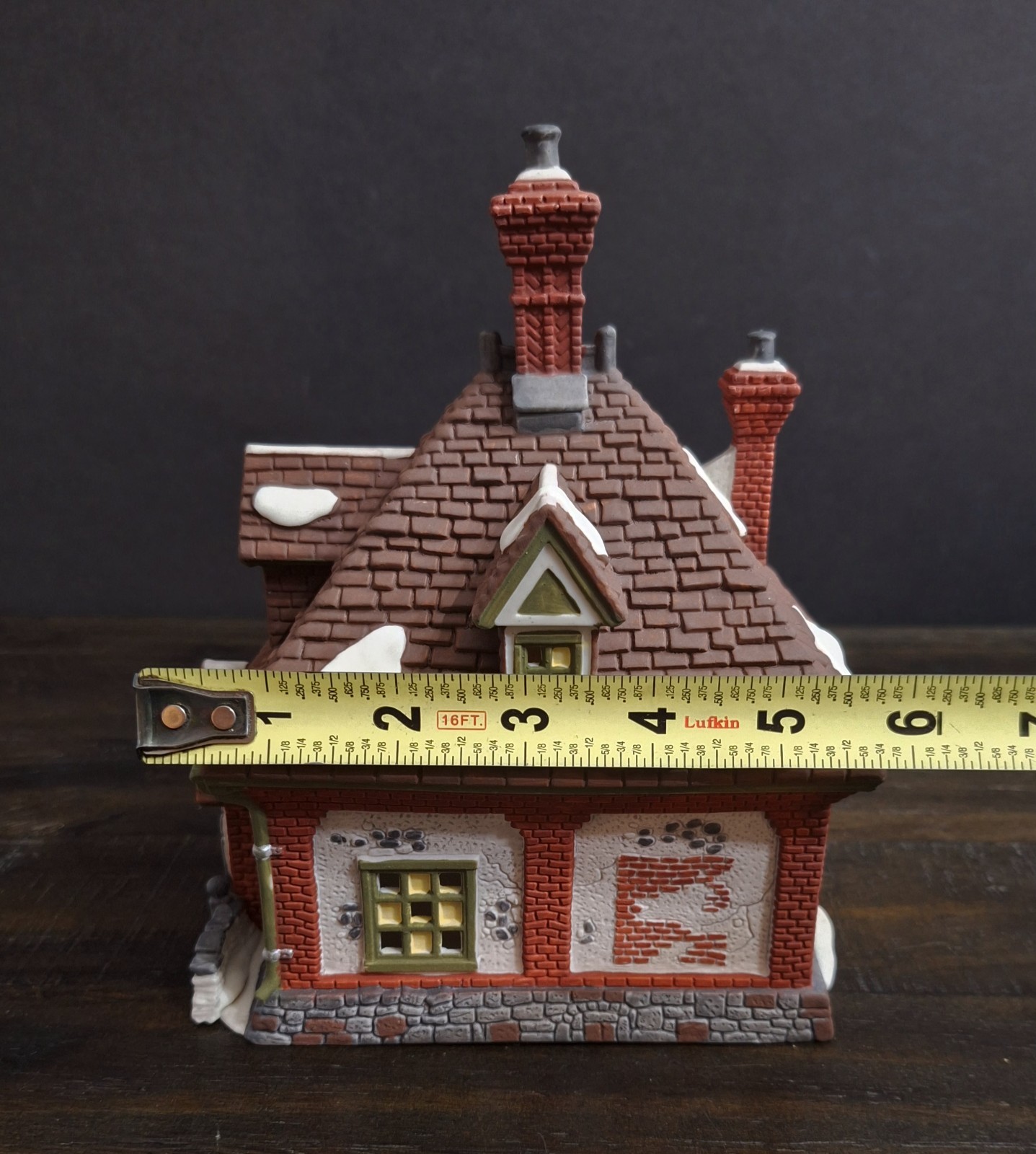 Vintage 1993 Dept 56 Dickens’ Village “W. M. WHEAT CAKES & PUDDINGS” Light Up