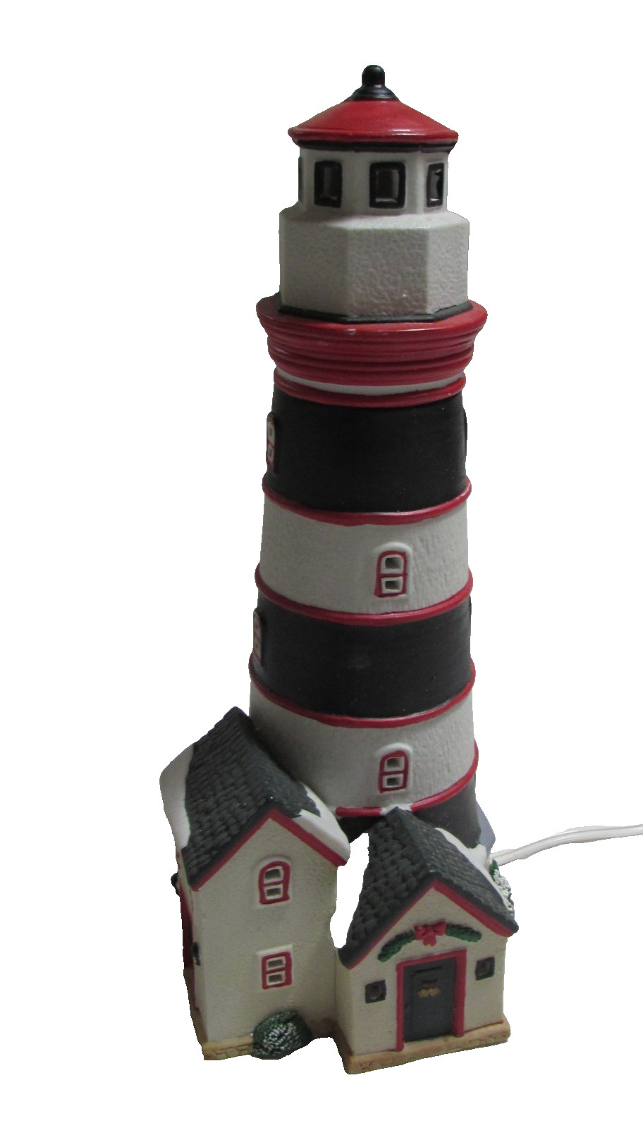 Vintage 1998 Lemax Plymouth Corners Lighted House Flashing Lighthouse No Box