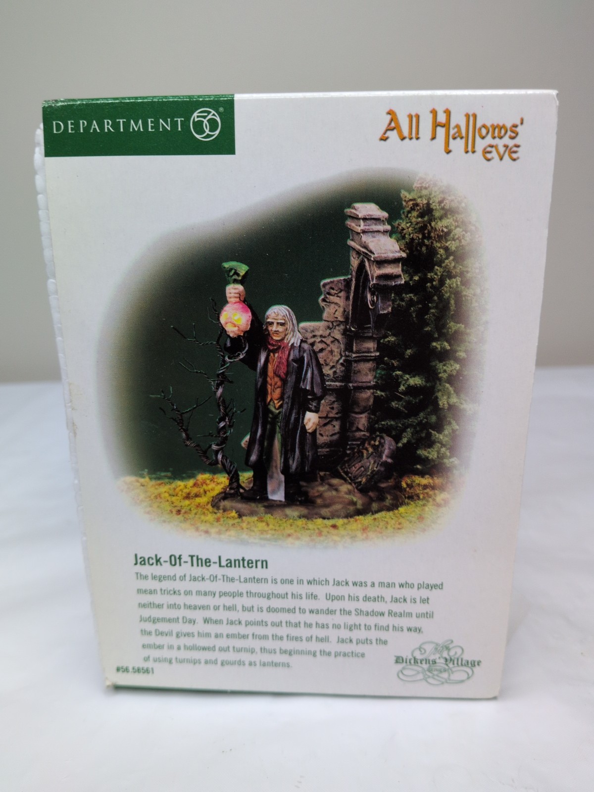 Dept 56 Dickens Village All Hallows Eve Jack Of The Lantern Lights Up 56.58561