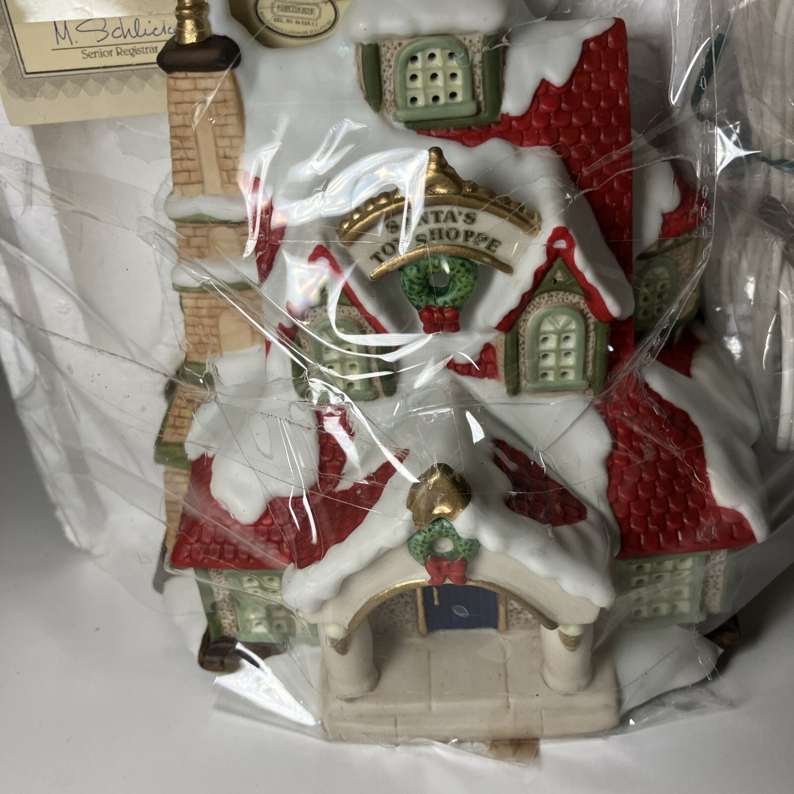 1994 Gerry Hoover’s Sculpture “Santa’s Toy Shoppe” Lighted House (13)