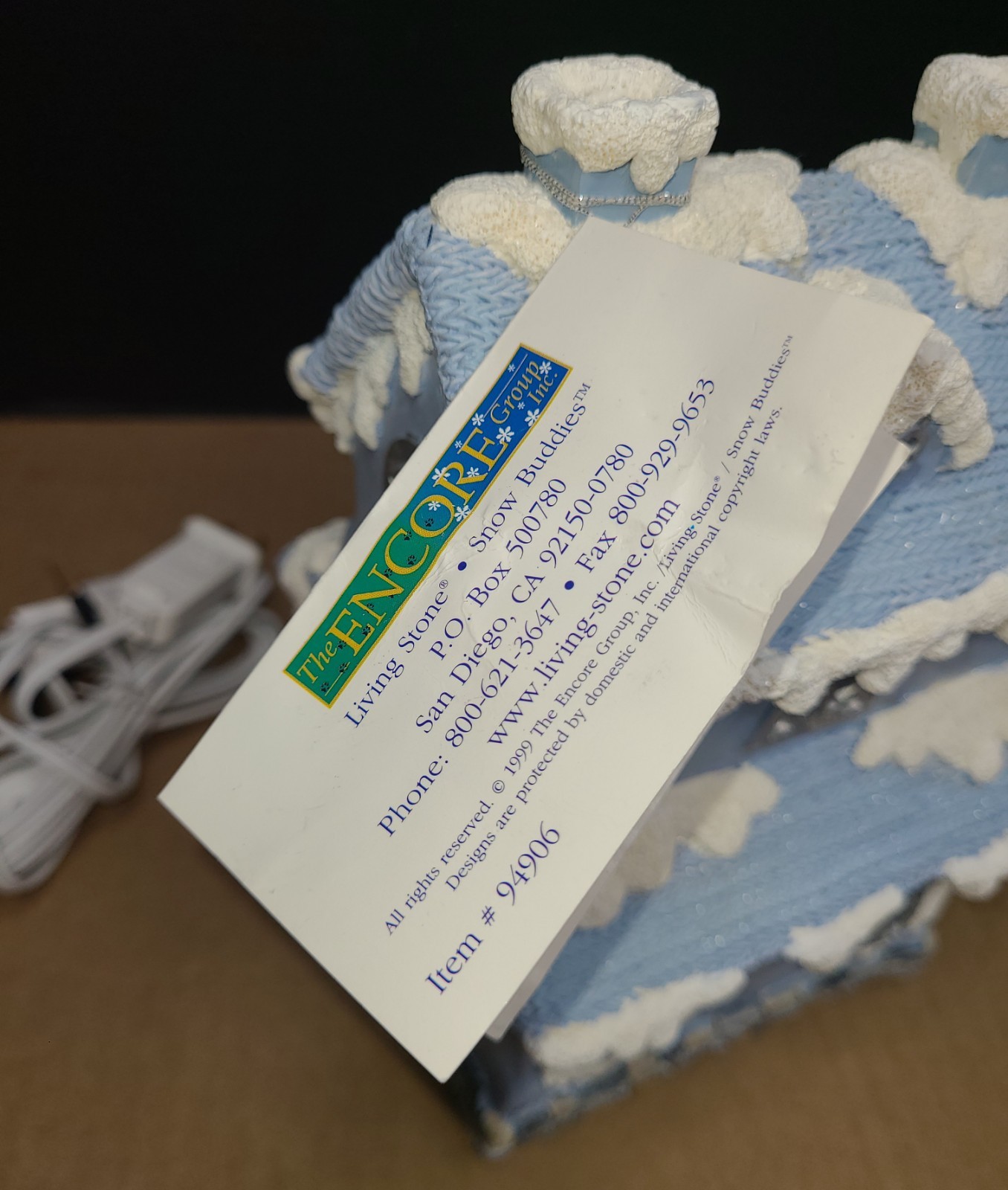 Vntg OB 1999 Encore Snow Buddies Snowville Snow Sports Shop
