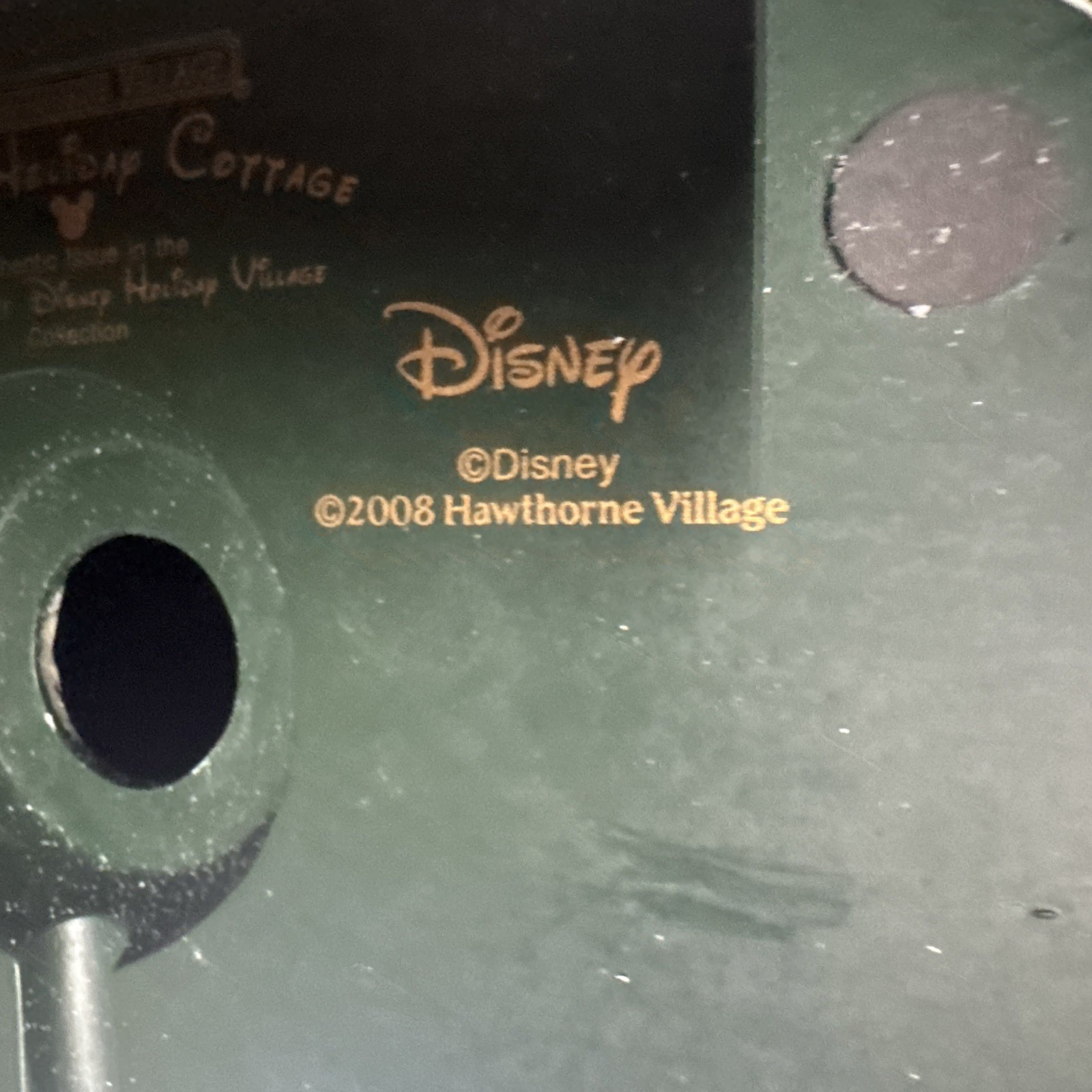 HAWTHORNE VILLAGE/DISNEY HI-HO HOLIDAY COTTAGE W/ SNOW WHITE