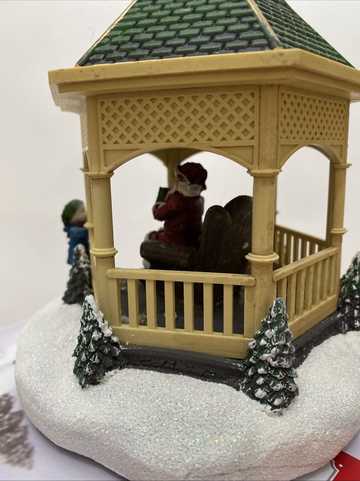 Holiday Time Santa Gazebo Lights Up Tested And Working Christmas Winter Decor