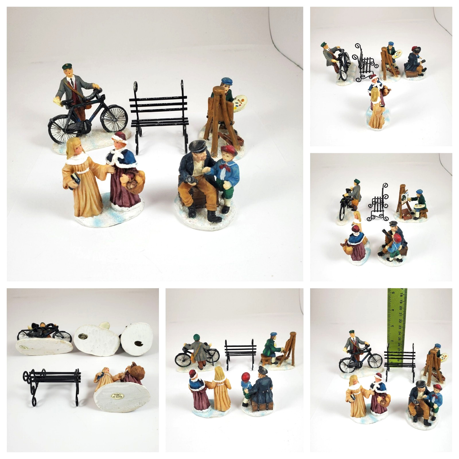 Christmas Town People & Accessories-58pc Mixed Lot -Lemax~Dept 56~O’Well~Other