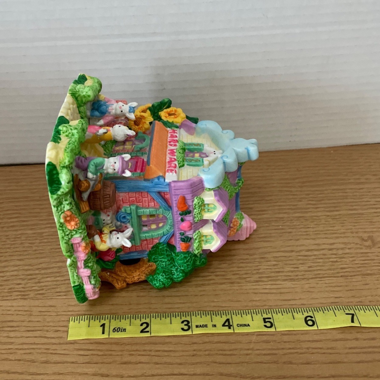 Vtg Cottontale Cottages Hardware Store Easter Bunny Village House Joann Fabrics