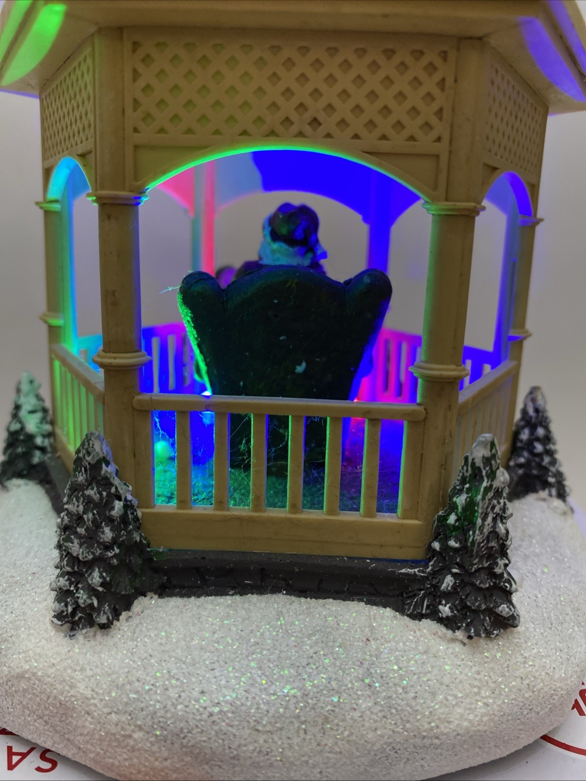 Holiday Time Santa Gazebo Lights Up Tested And Working Christmas Winter Decor