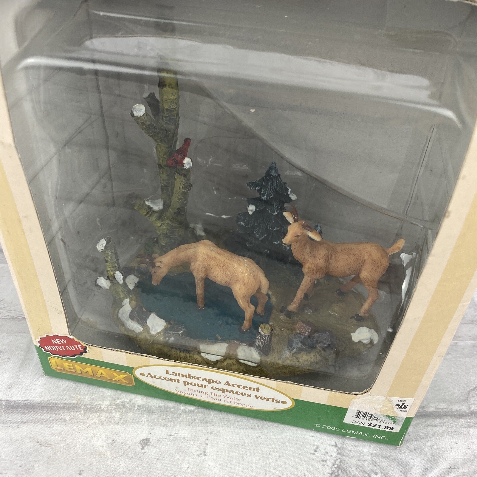 Lemax Village Collection Landscape Accent TESTING THE WATER #83710 Deer