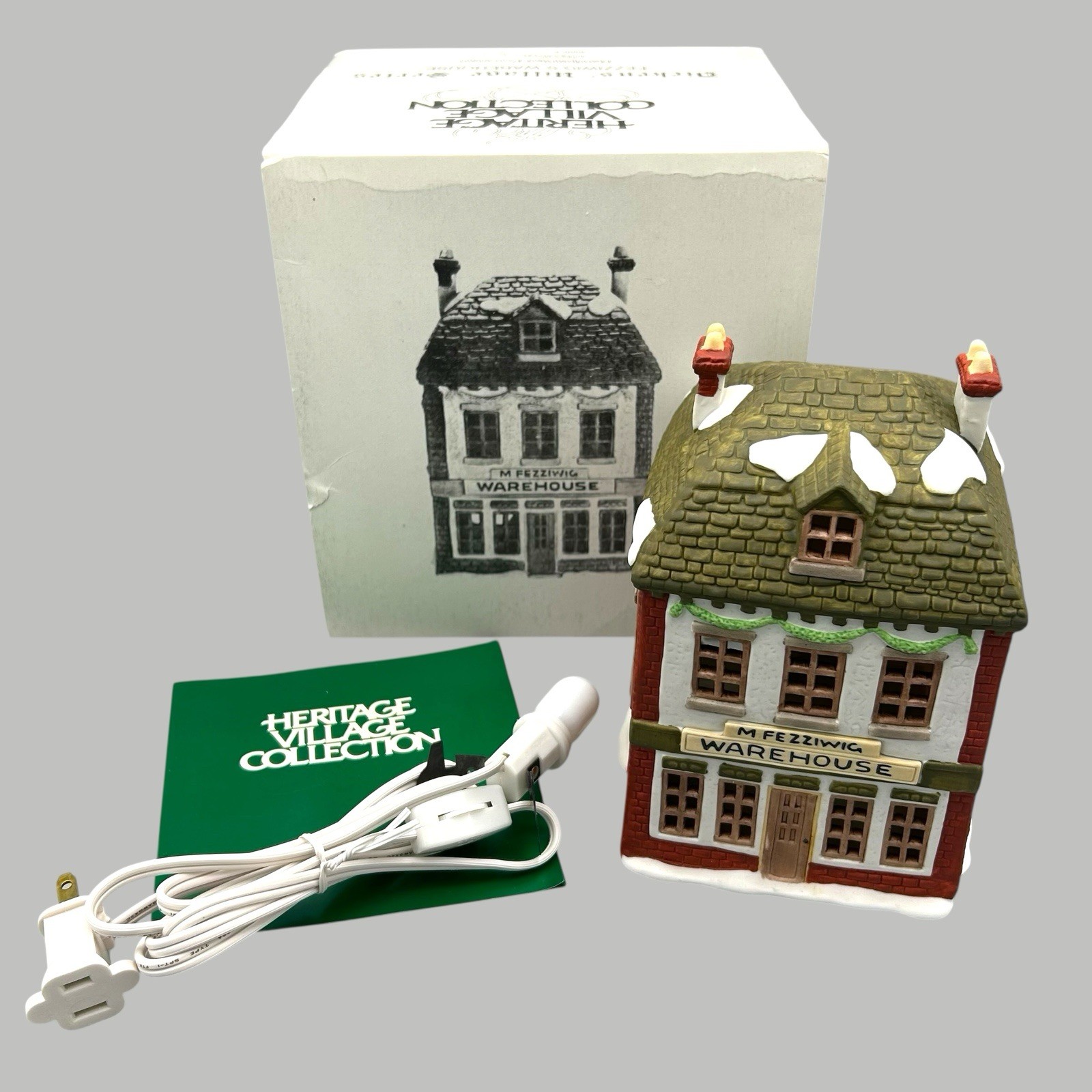 Department 56 Heritage Dickens’ Village Fezziwig’s Warehouse #6500-5 w/ Box Used