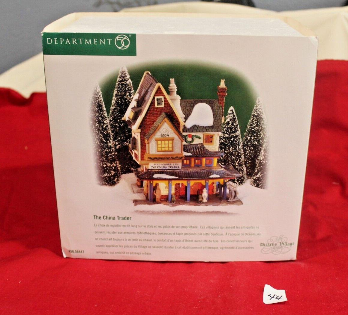#44 Department 56 Dickens Village Series The China Trader 58447 IN BOX