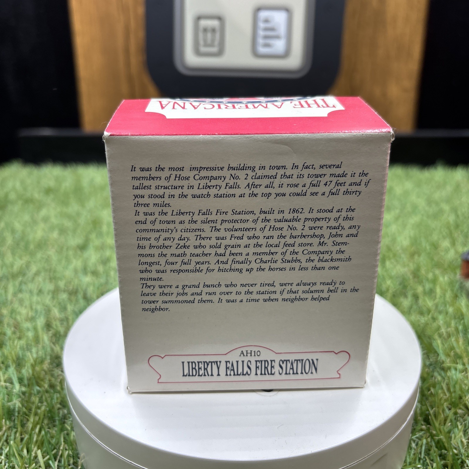 1992 Liberty Falls Fire Station AH10 Americana Collection in box