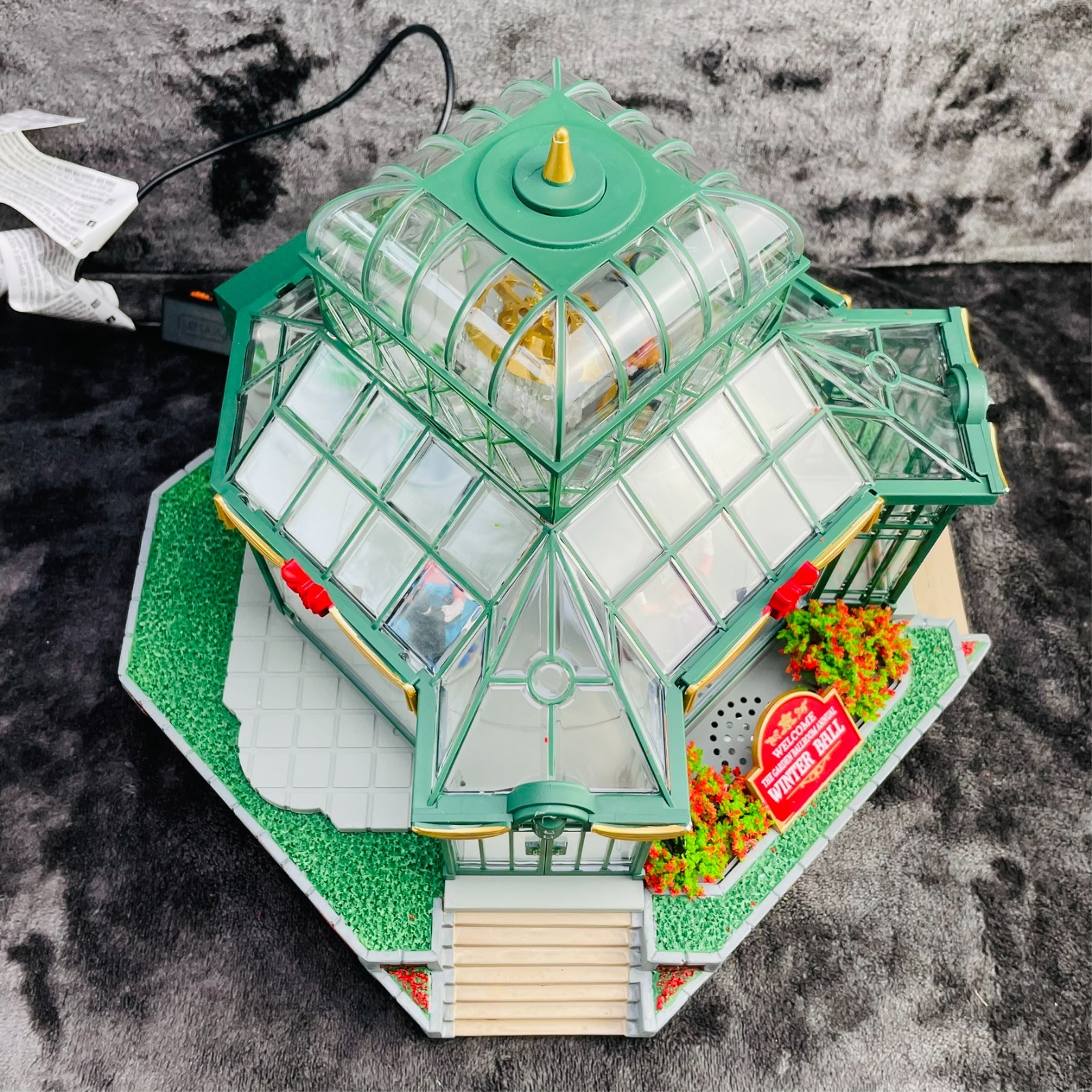 Lemax Coventry Cove The Garden Ballroom Winter Hall Animated Conservatory EUC