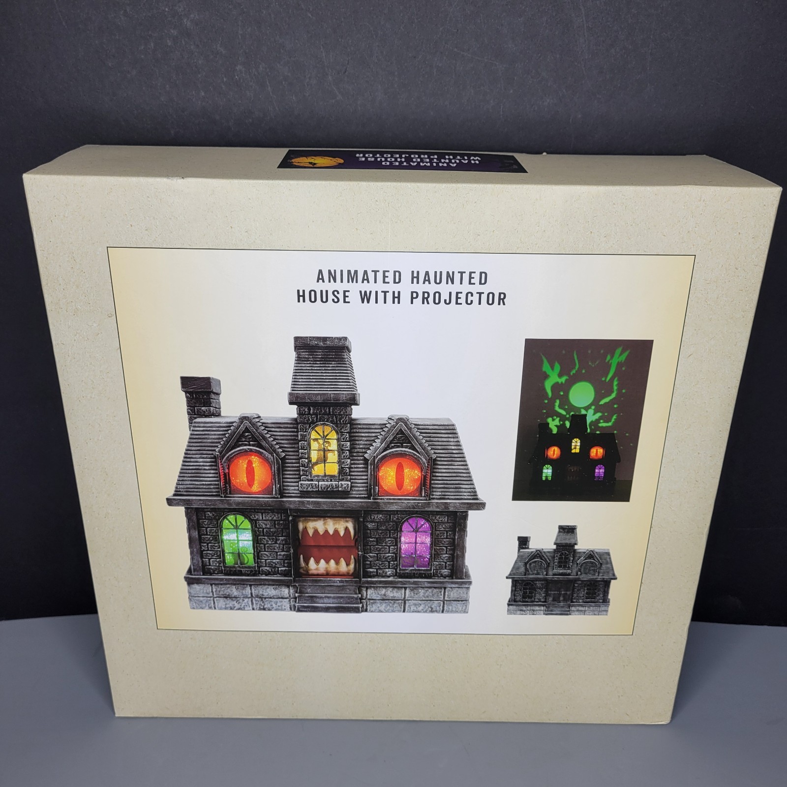 2025 Cracker Barrel Halloween Haunted House Projection Lights & Sound Eyes Teeth