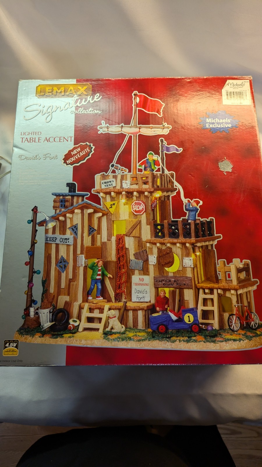 2010 LEMAX Signature Collection Christmas Holiday Village David’s Fort #04218