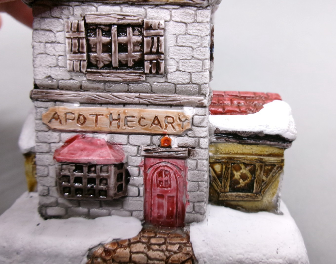 Vintage RSVP Apothecary Dickens Christmas Collection 1990