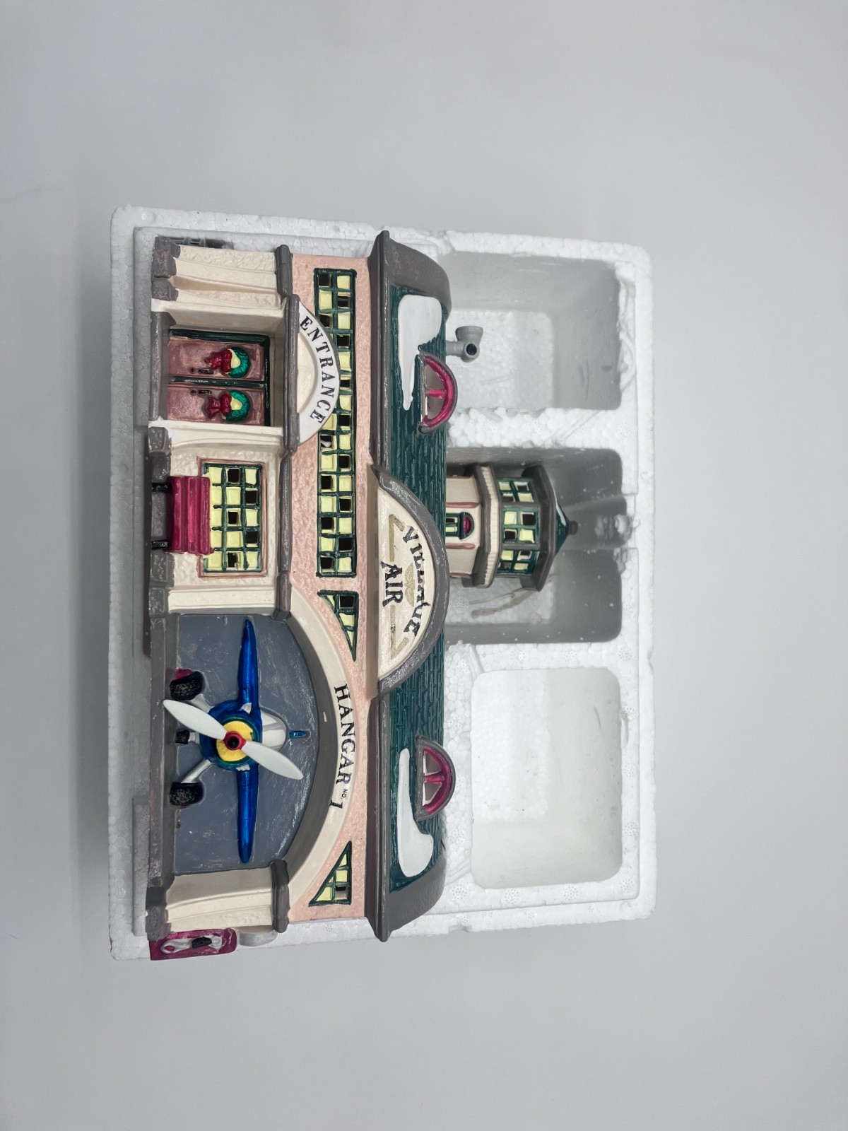 Department 56 Vintage 1992 Original Snow Village Airport #5439-9