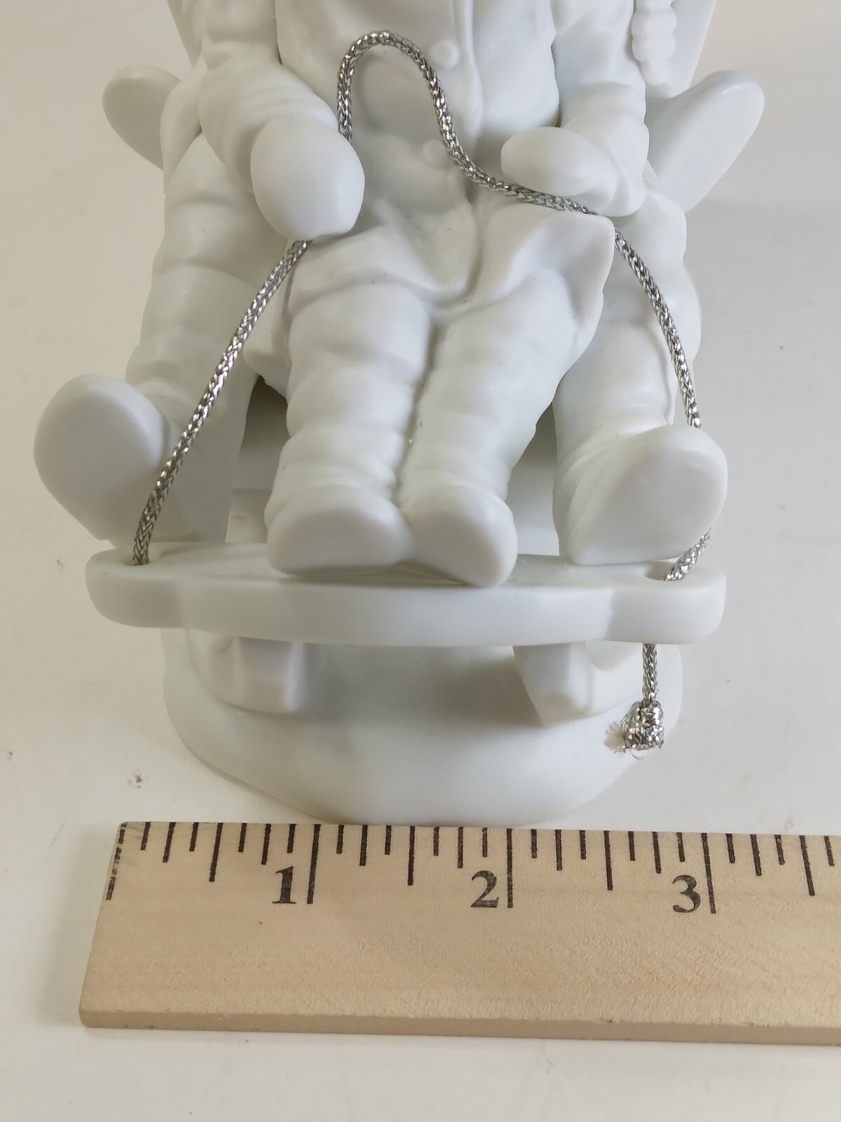 Dept 56 Christmas Winter Silhouette Sledding In The Snow White Figurine 78492