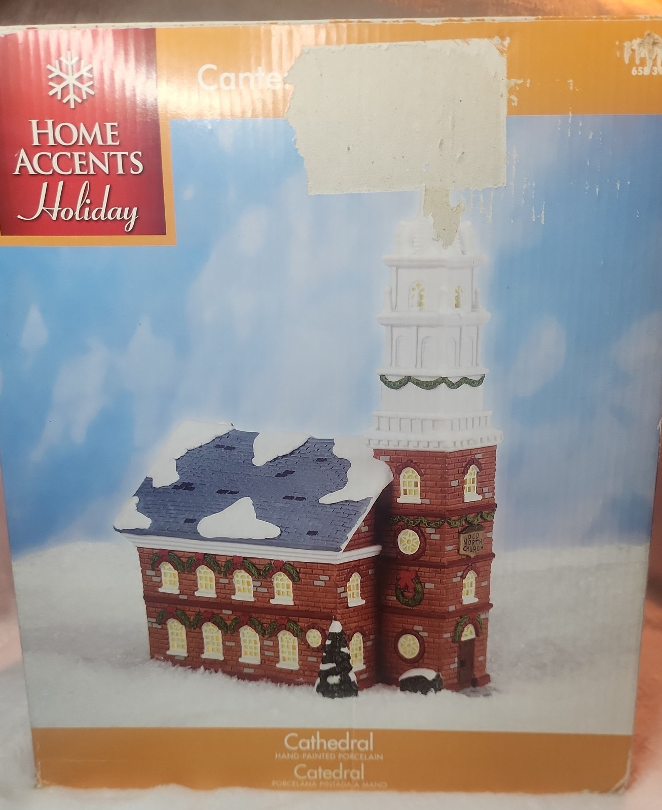 Canterbury Lane Home Accents by Home Depot “Cathedral” Christmas Village IOB