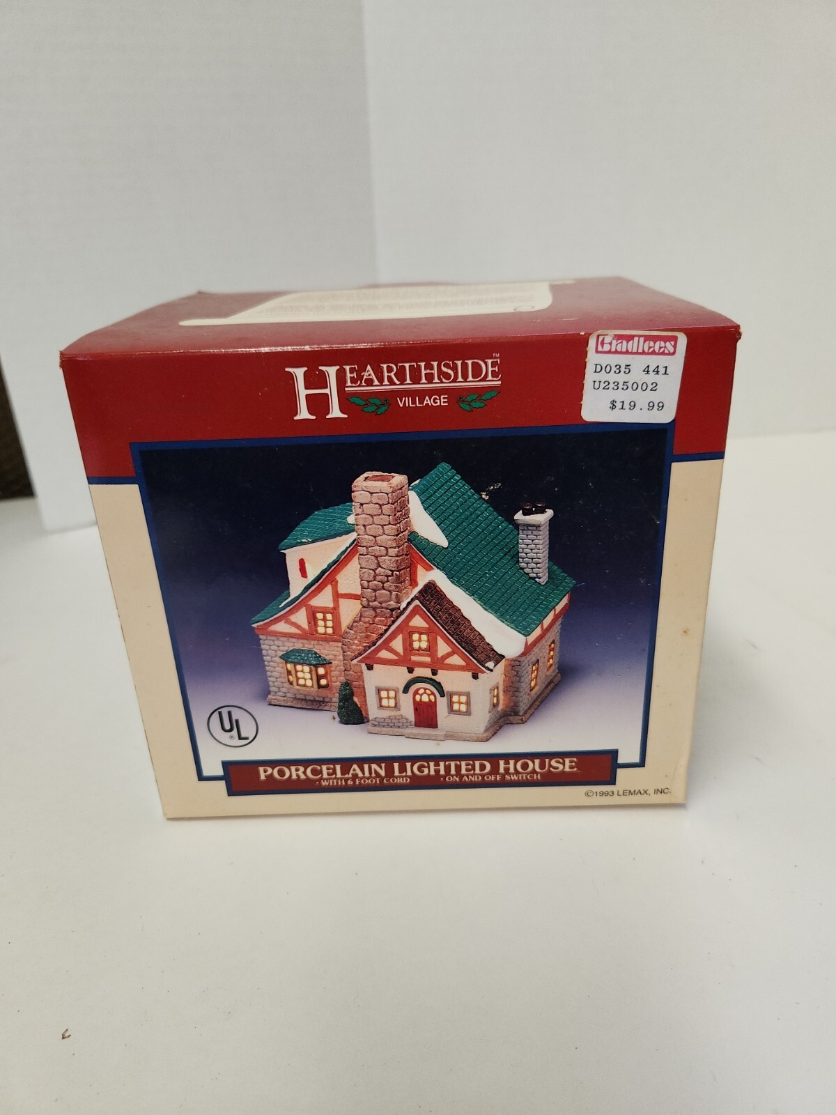 Lemax Hearthside Village Lighted House 35085, 1993 Works