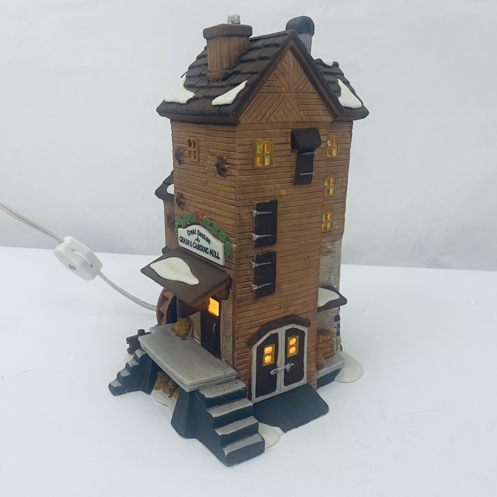 Dept 56 5812-2 Great Denton Mill Dickens’ Village Heritage Village Retired w box