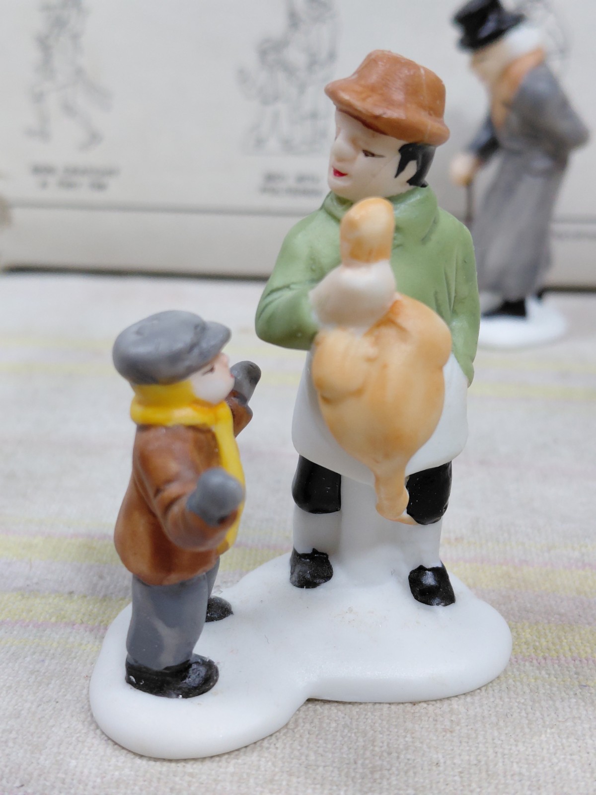 Dept 56 Dickens Village – A Christmas Carol Characters – Bob, Tiny Tim, Scrooge