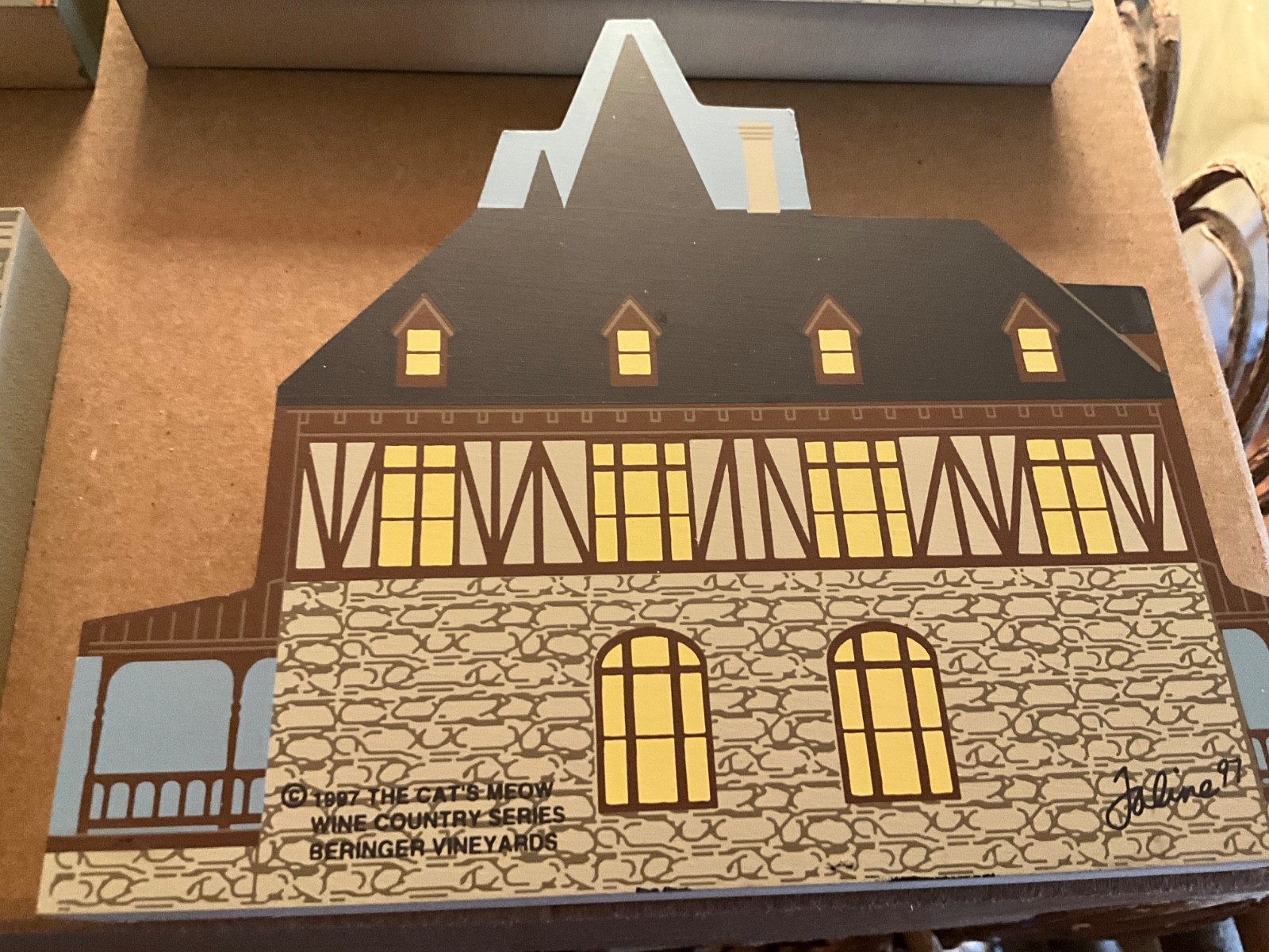 The Cat’s Meow Village Wine Country Series – Set of Four – 1996-1999- New