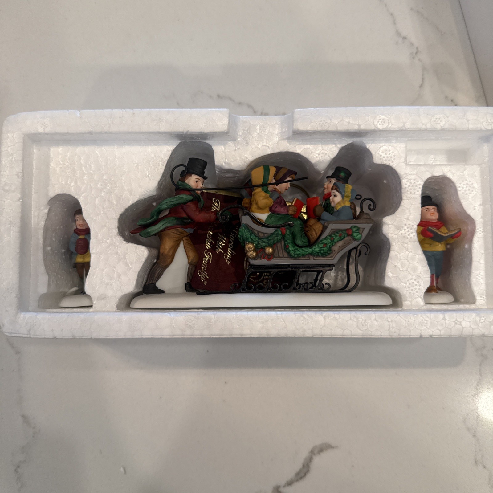 Dept.56 “CAROLING WITH THE CRATCHIT FAMILY” #58396 Christmas Carol 1996 Set of 3