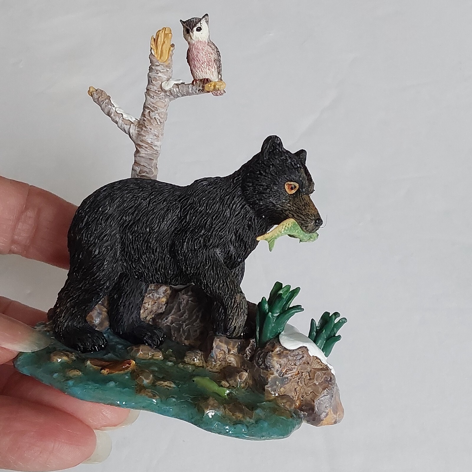 Dept. 56 2001 Village Accessories Mountain Creek Bear & Moose 56.53017
