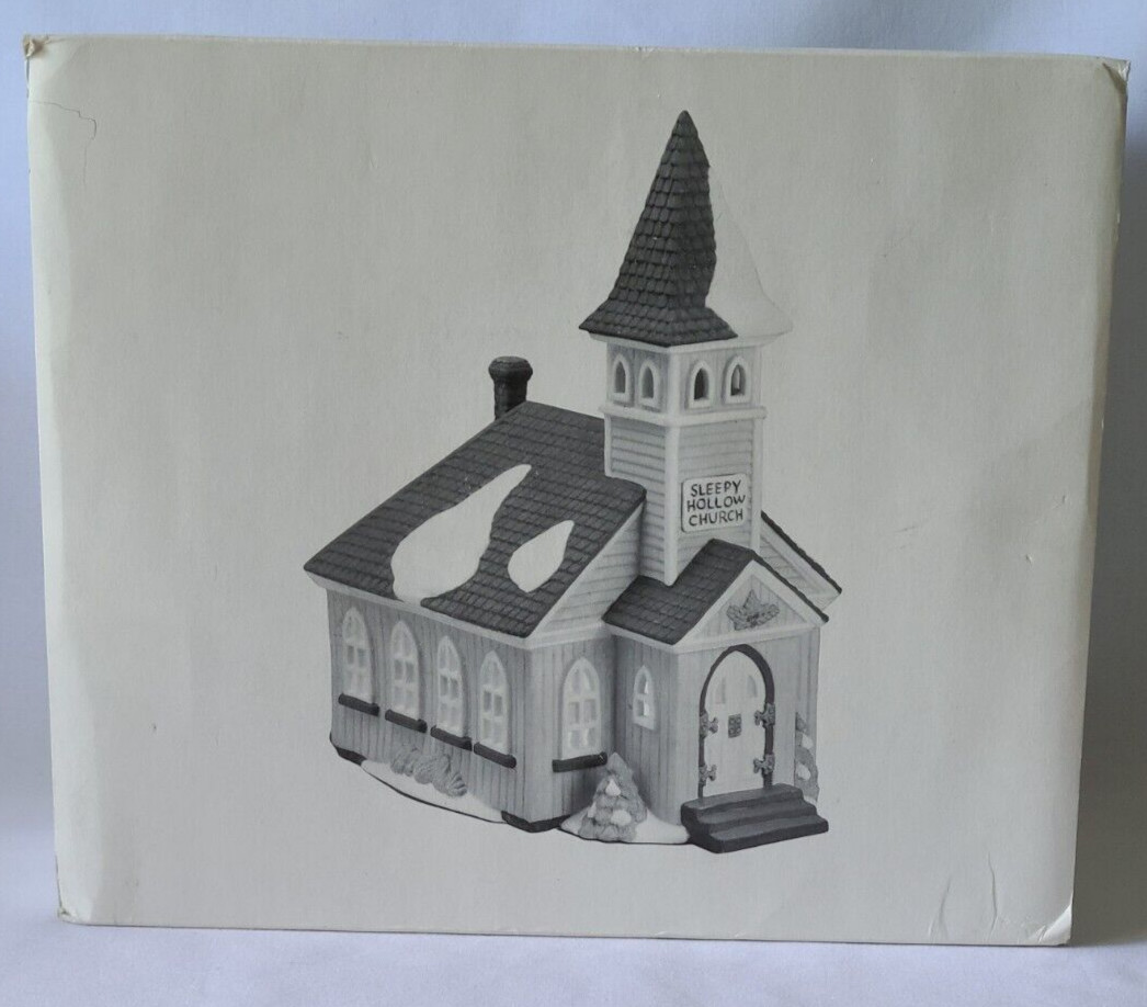 Dept 56 New England Series Sleepy Hollow Church #56.59552 Boxed 1990