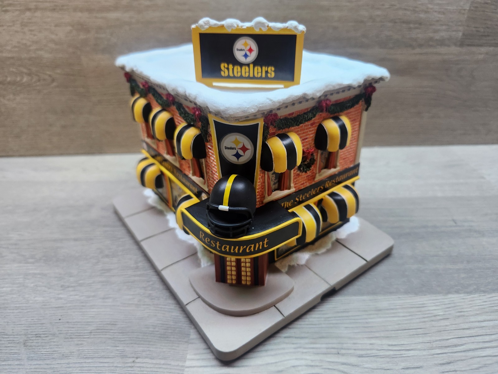 Hawthorne Village Pittsburgh Steelers Restaurant Ceramic Christmas Decoration
