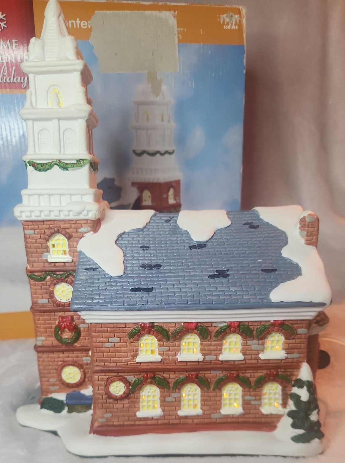 Canterbury Lane Home Accents by Home Depot “Cathedral” Christmas Village IOB