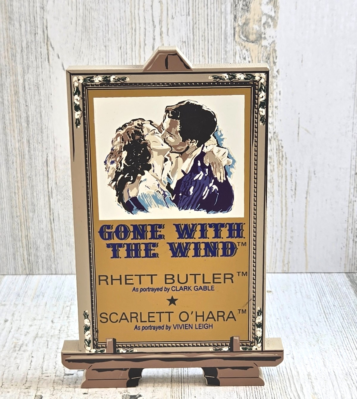 Shelia’s Collectibles Honeymoon Embrace Poster Gone With The Wind Signed 1998