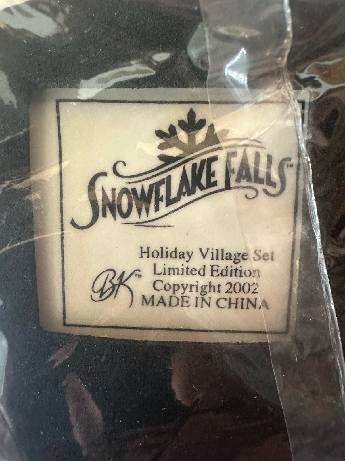 Snowflake Falls Lighted Church Set Porcelain Holiday Village Christmas