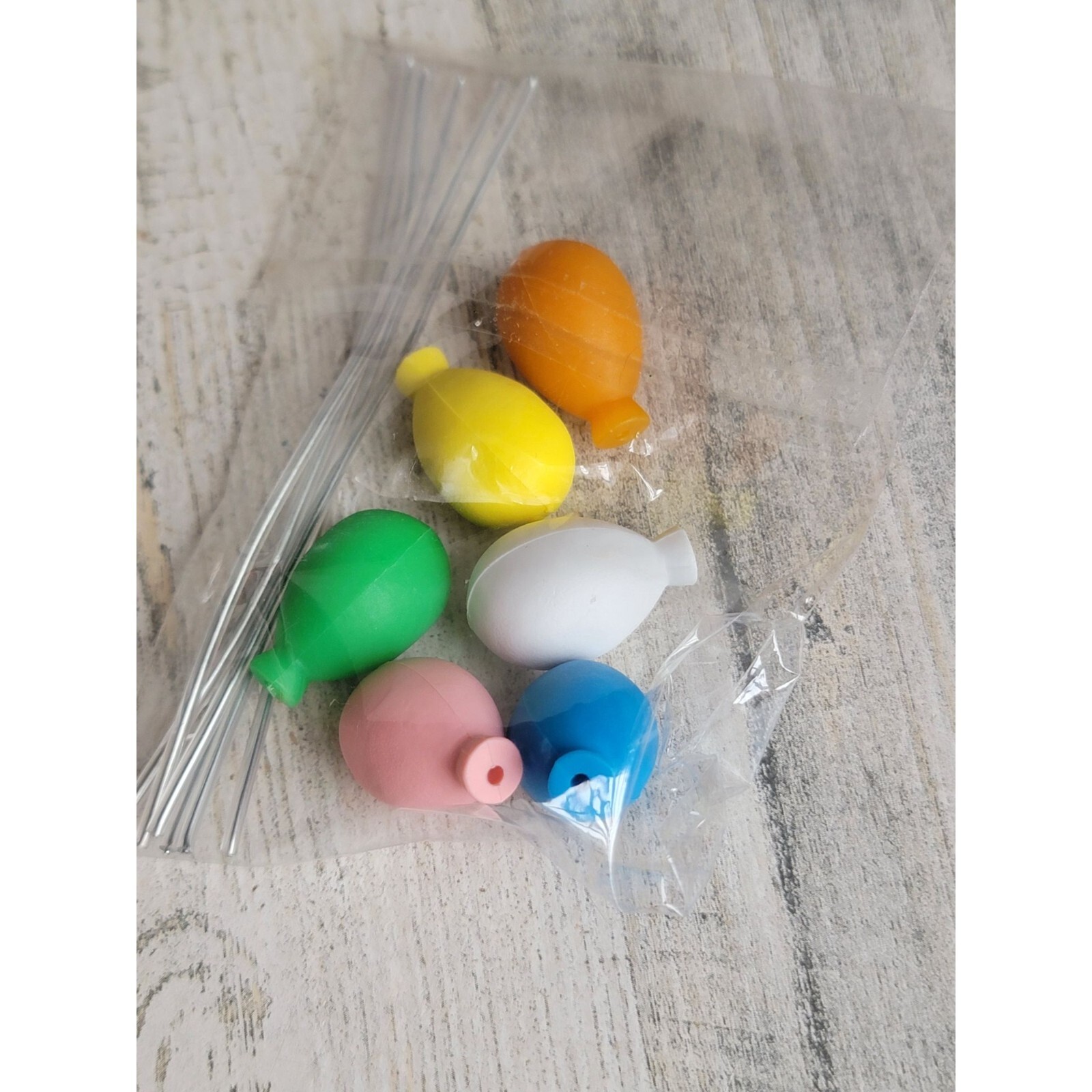 Rainbow colorful balloon accessory Village sets Xmas