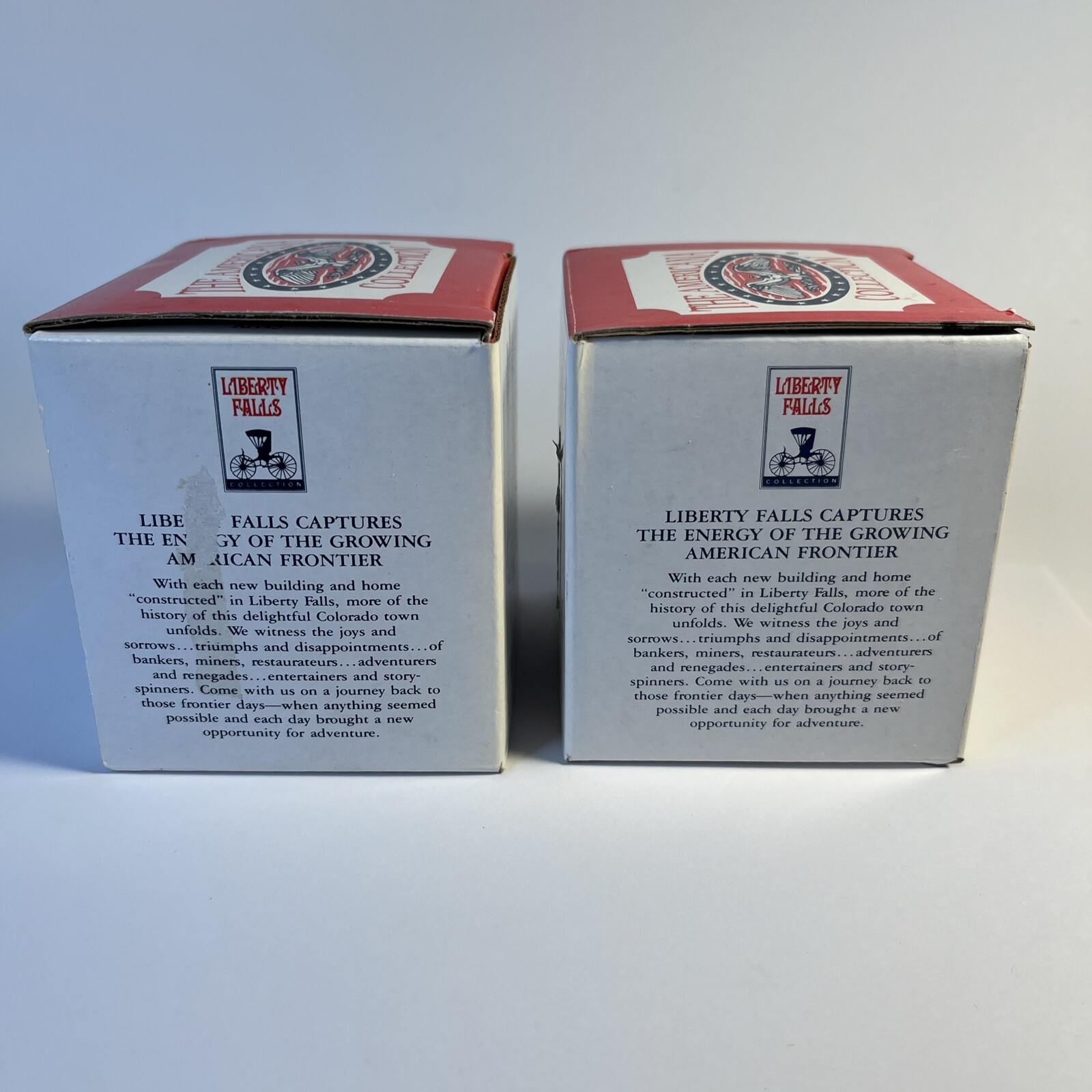 Liberty Falls Lot Of 2 Daily News Office AH43 & Furniture/Undertakers AH38 NIB