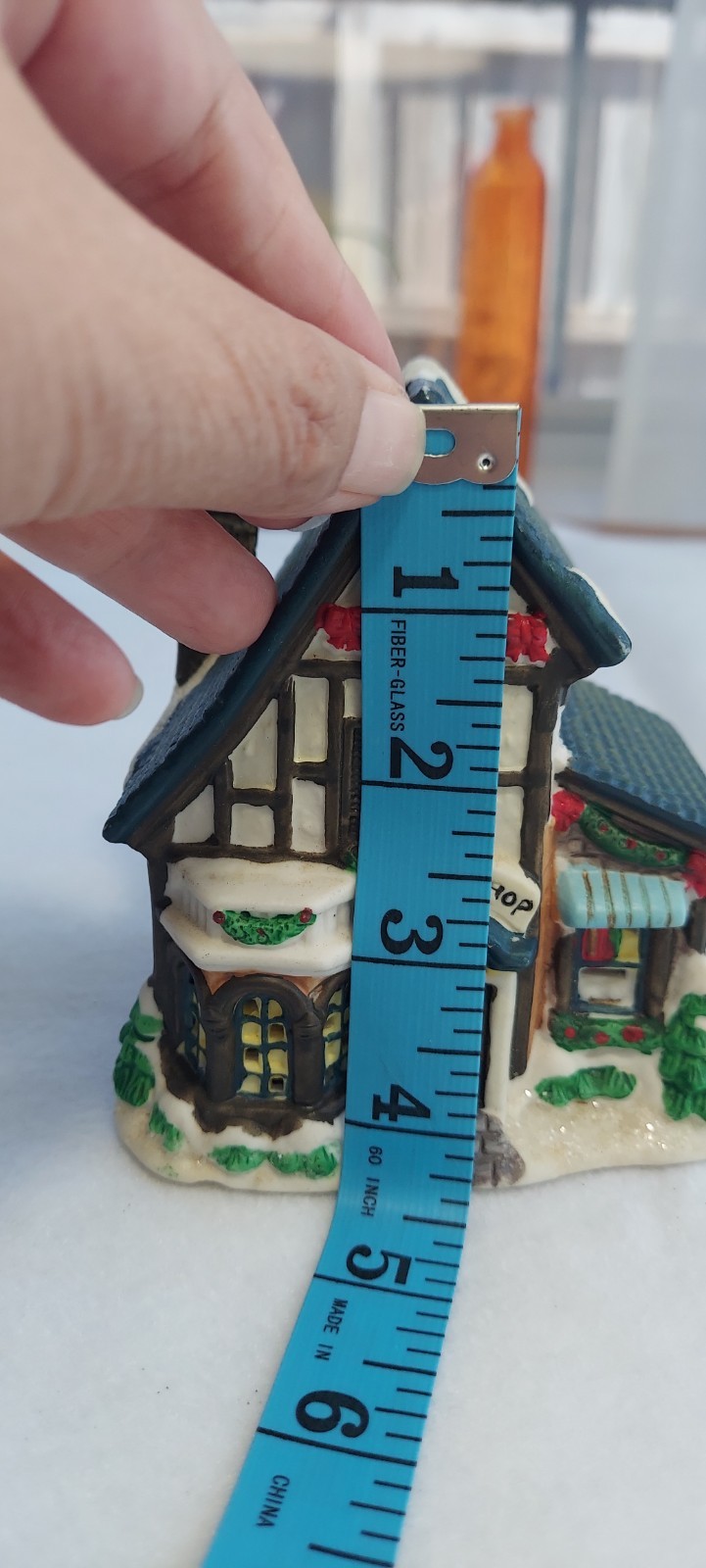 Coffee Shop Christmas Village Coffee Ceramic Shop 4.5″ Tall ***READ AND See Pics