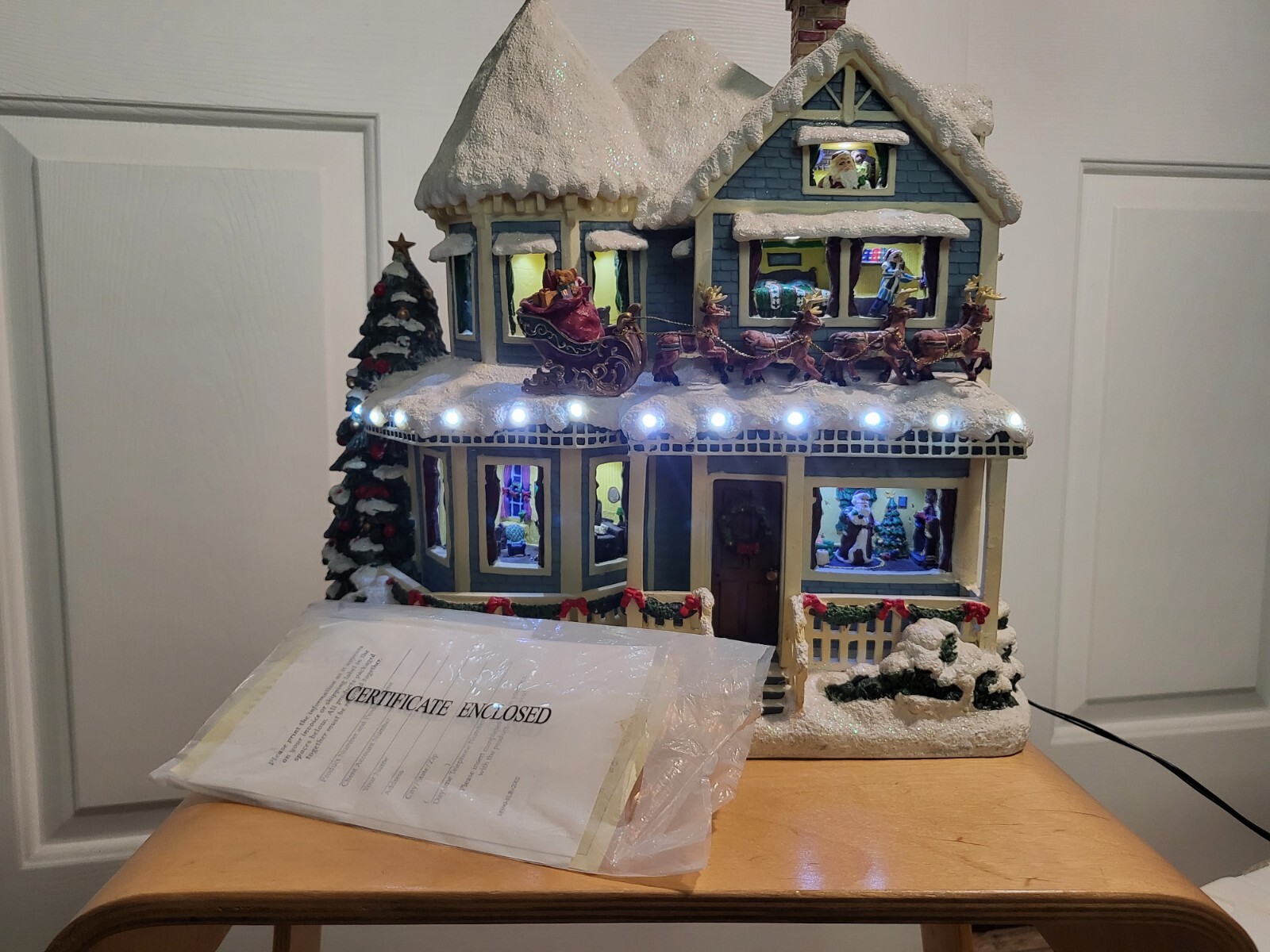 Hawthorne Village Thomas Kinkade The Night Before Christmas Story House
