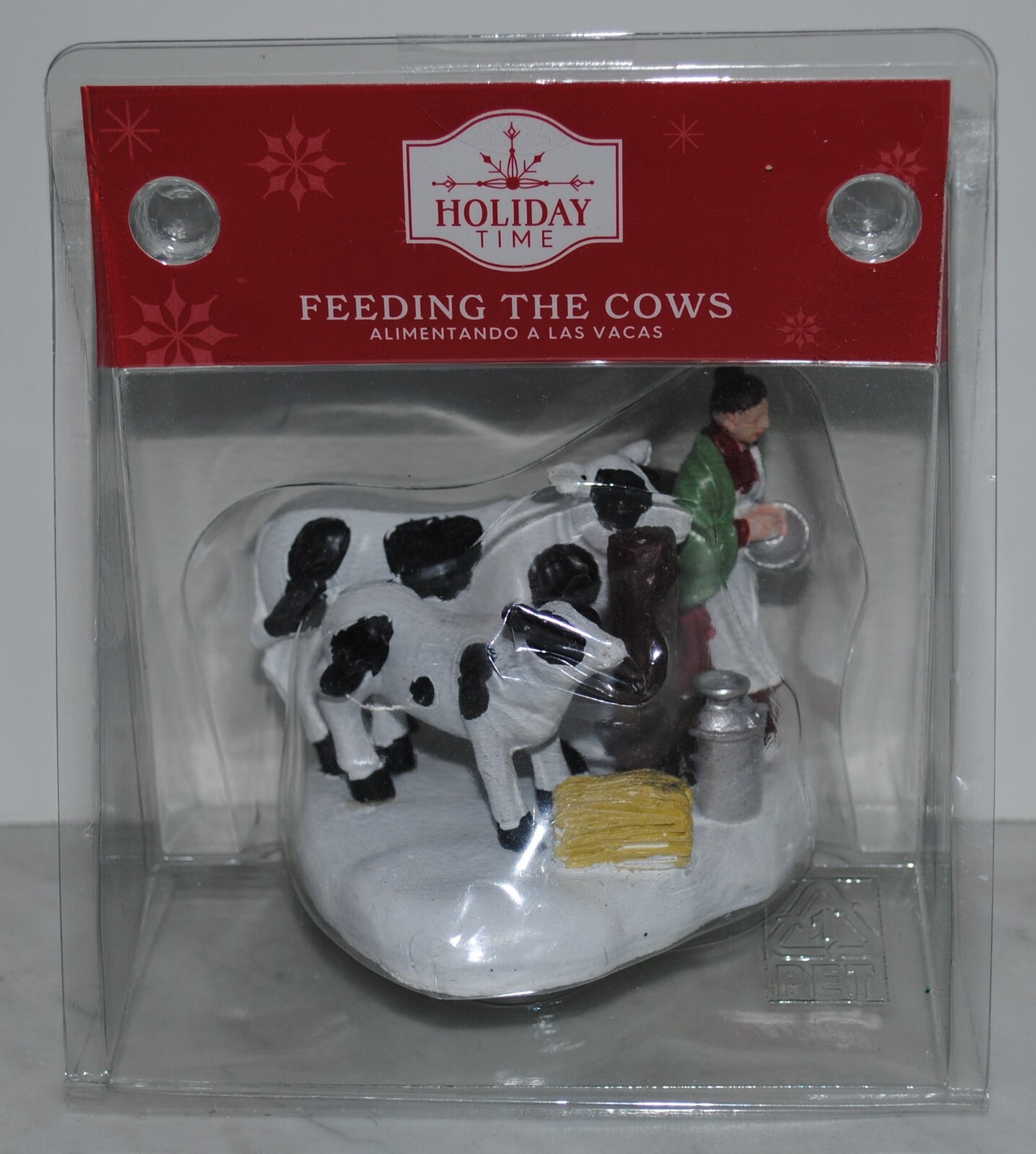 Holiday Time~2023~Feeding the Cows~Farm~Cattle~Hay~Christmas Village Figures
