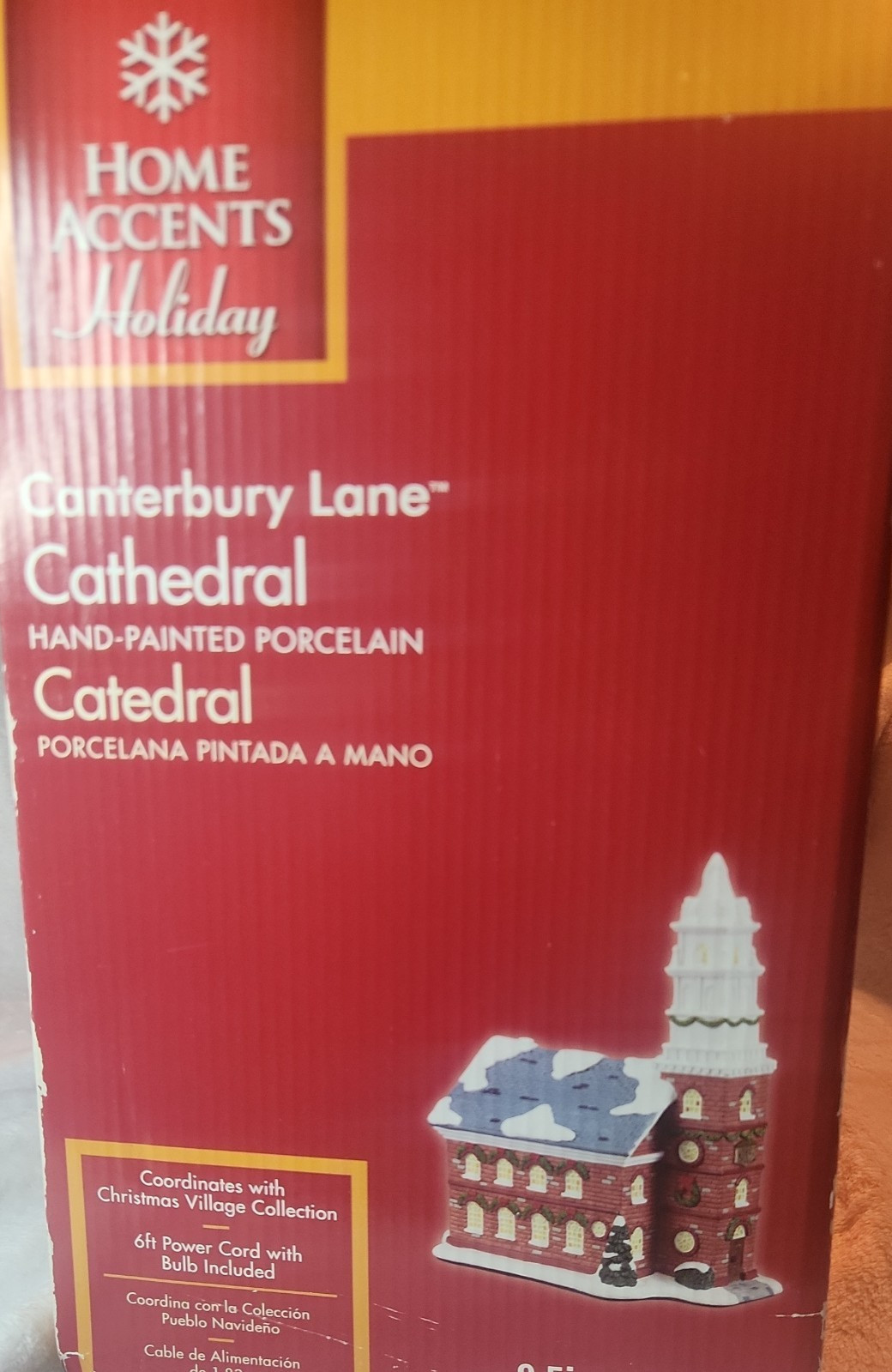 Canterbury Lane Home Accents by Home Depot “Cathedral” Christmas Village IOB