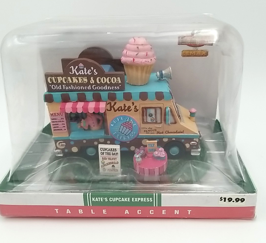 KATE’S CUPCAKE EXPRESS Bakery Food Truck LEMAX Kmart Village Town 33036 RARE