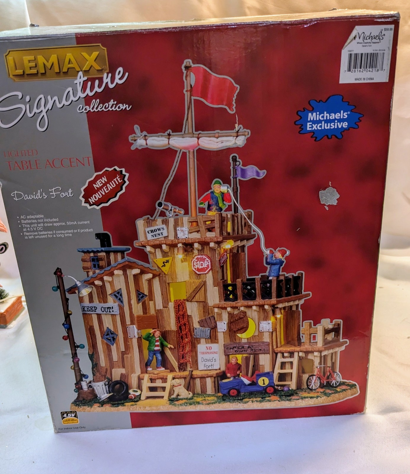 2010 LEMAX Signature Collection Christmas Holiday Village David’s Fort #04218