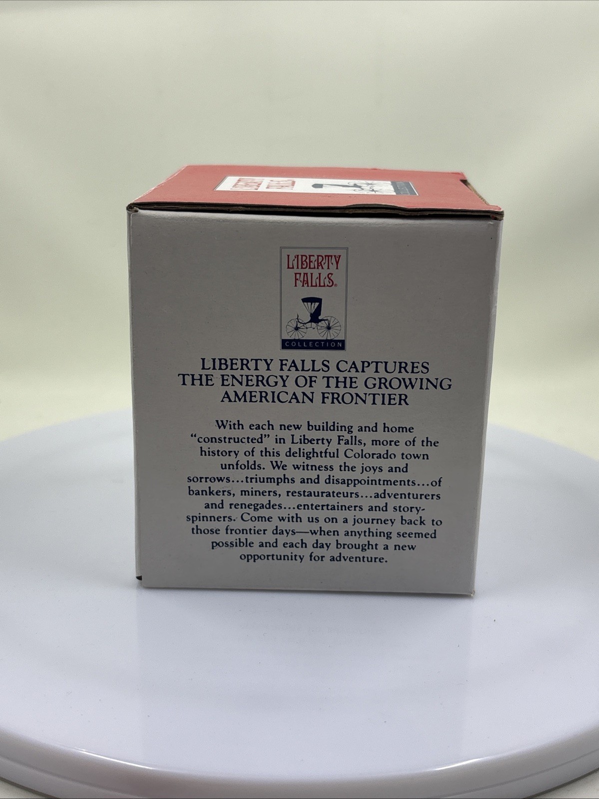 Liberty Falls Red Secondary School 1998 Collection AH158 3 5/8″ Tall Building