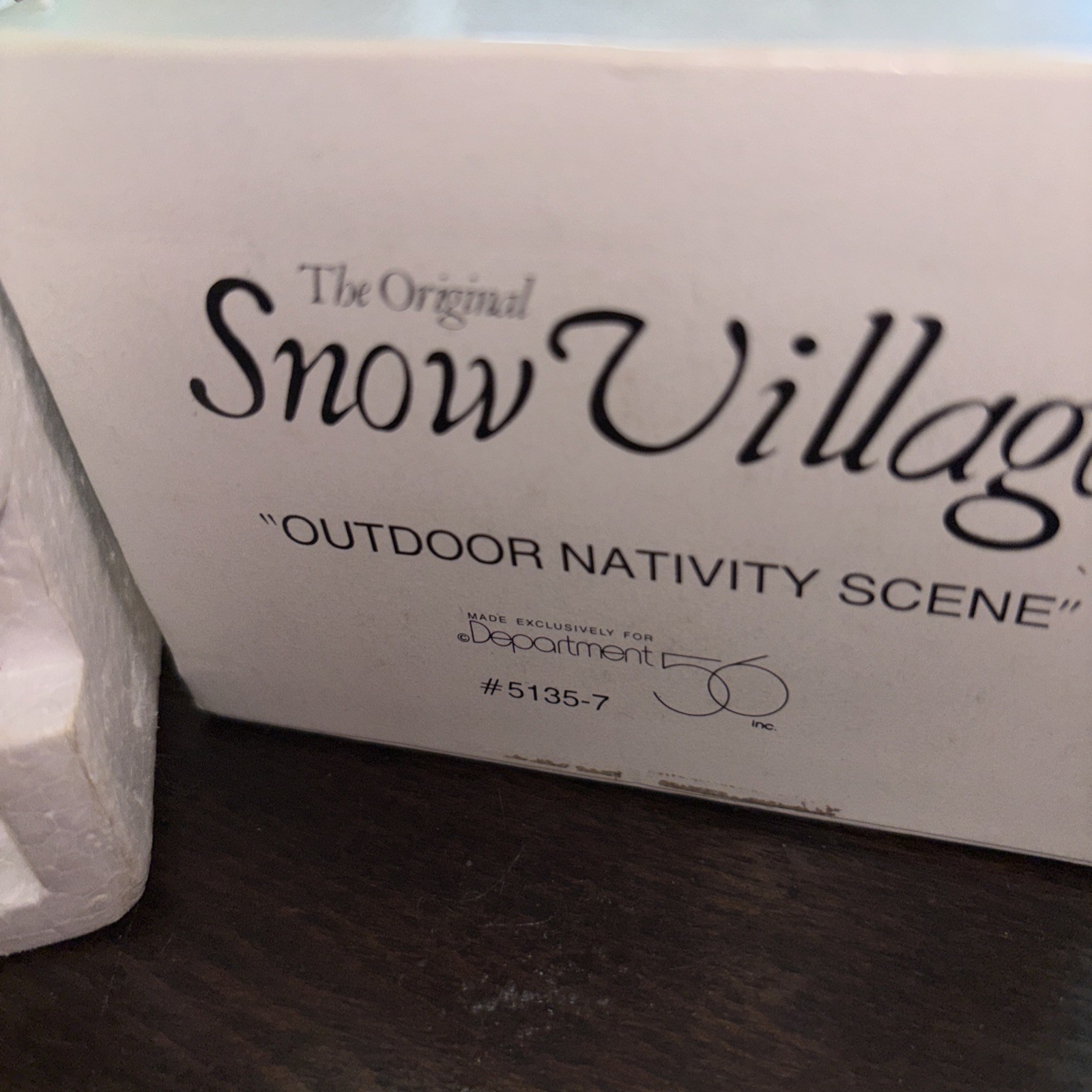 Department 56 Snow Village “Outdoor Nativity Scene” 51357 Accessory