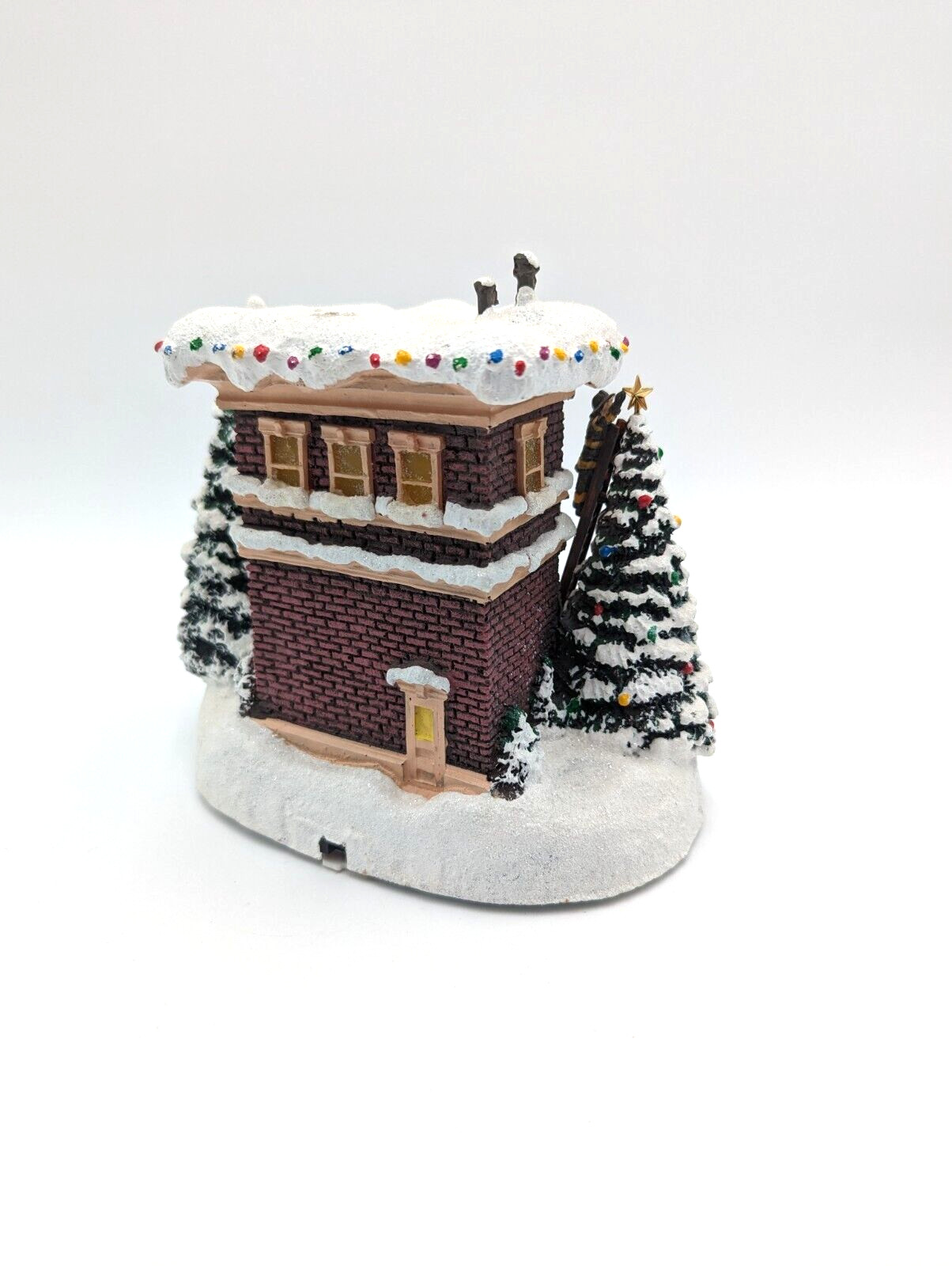Thomas Kinkade 2019 A First Responder’s Christmas Painters of Light Lighted Xmas