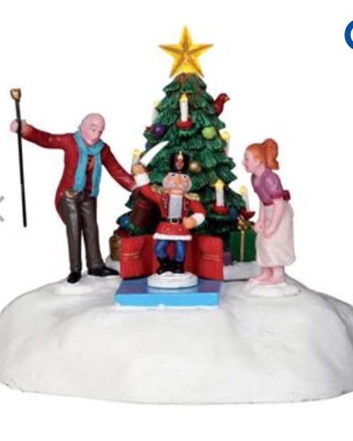 LEMAX Claras Gift-Holiday Village Lighted & Animated Toy Soldier-retired